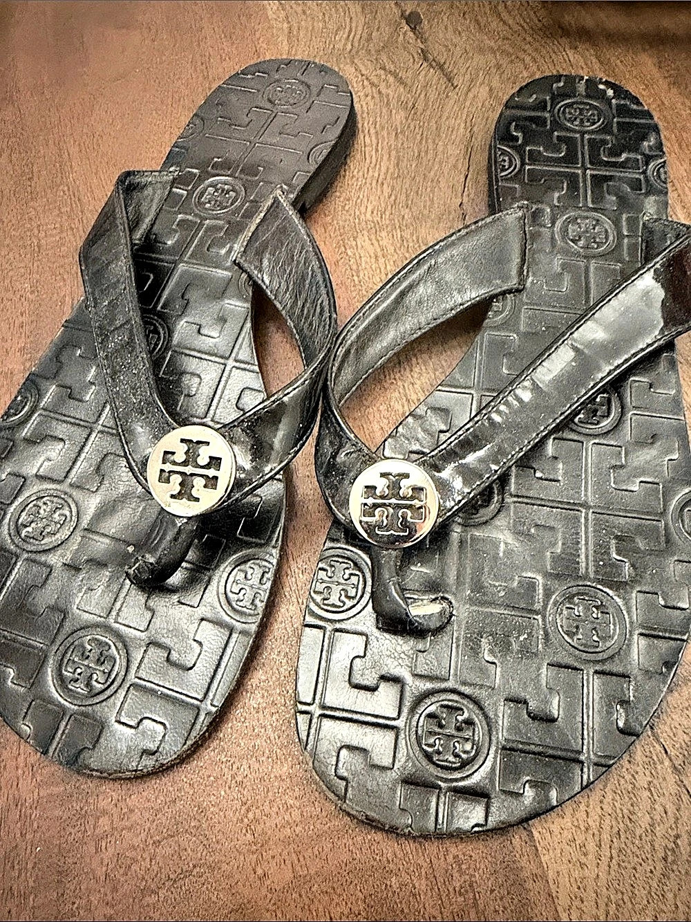 Tory Burch Patent Sandal Leather Sandals